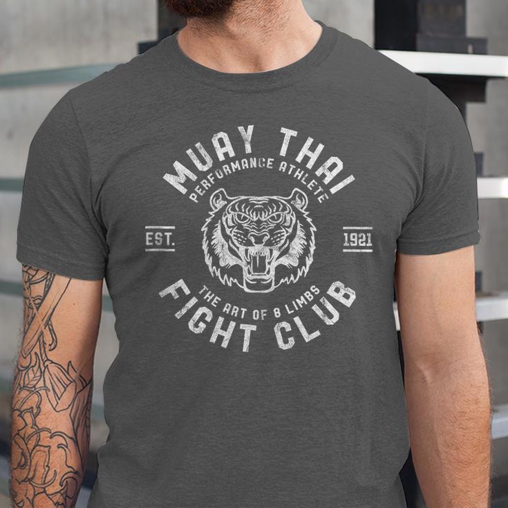 Muay Thai Street Fight Club MMA Tiger Kick Boxing Club Unisex Jersey T-Shirt Muay Thai Street Fight Club MMA Tiger Kick Boxing Club Unisex Jersey T-Shirt