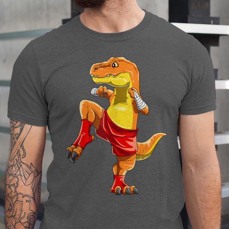 Muay Thai T-Rex Thai Boxing Unisex Jersey T-Shirt Muay Thai T-Rex Thai Boxing Unisex Jersey T-Shirt