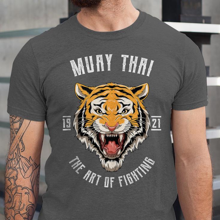 Muay Thai Tiger Thai Boxing Unisex Jersey T-Shirt Muay Thai Tiger Thai Boxing Unisex Jersey T-Shirt