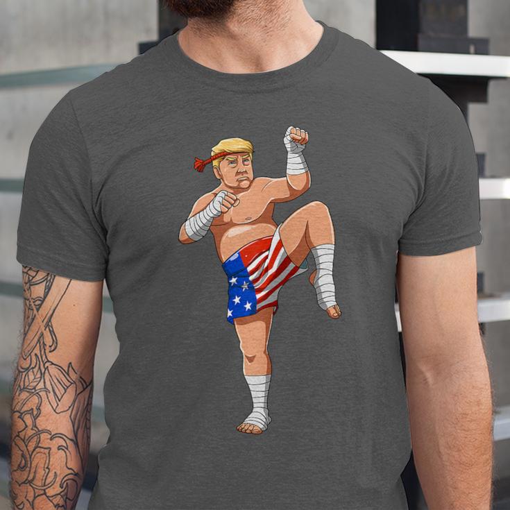 Muay Thai Trump Make Muay Thai Great Again Unisex Jersey T-Shirt Muay Thai Trump Make Muay Thai Great Again Unisex Jersey T-Shirt