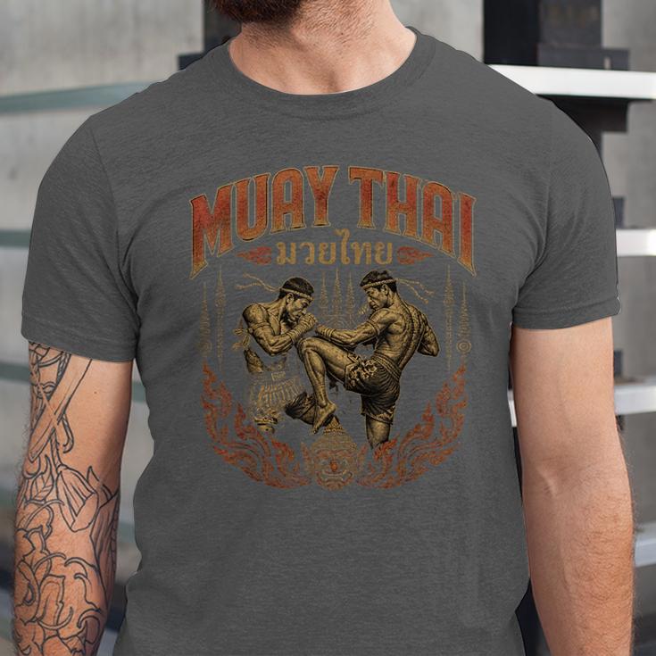 Muay Thai Vintage Thai Boxing Warrior Art Of 8 Limbs Unisex Jersey T-Shirt Muay Thai Vintage Thai Boxing Warrior Art Of 8 Limbs Unisex Jersey T-Shirt