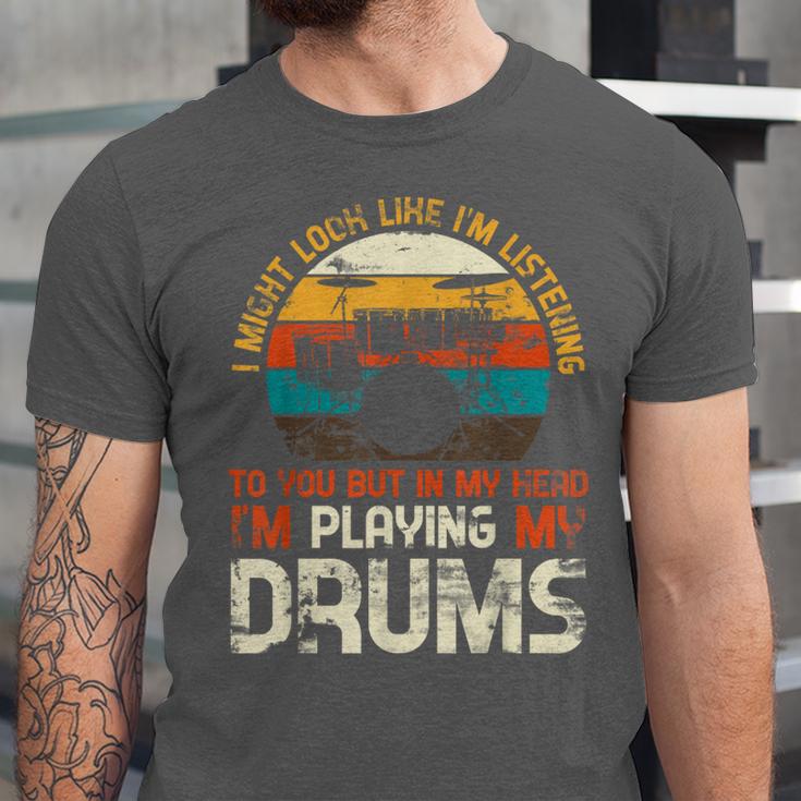 Musician Drummer Music Lover Drum Kit Unisex Jersey T-Shirt Musician Drummer Music Lover Drum Kit Unisex Jersey T-Shirt