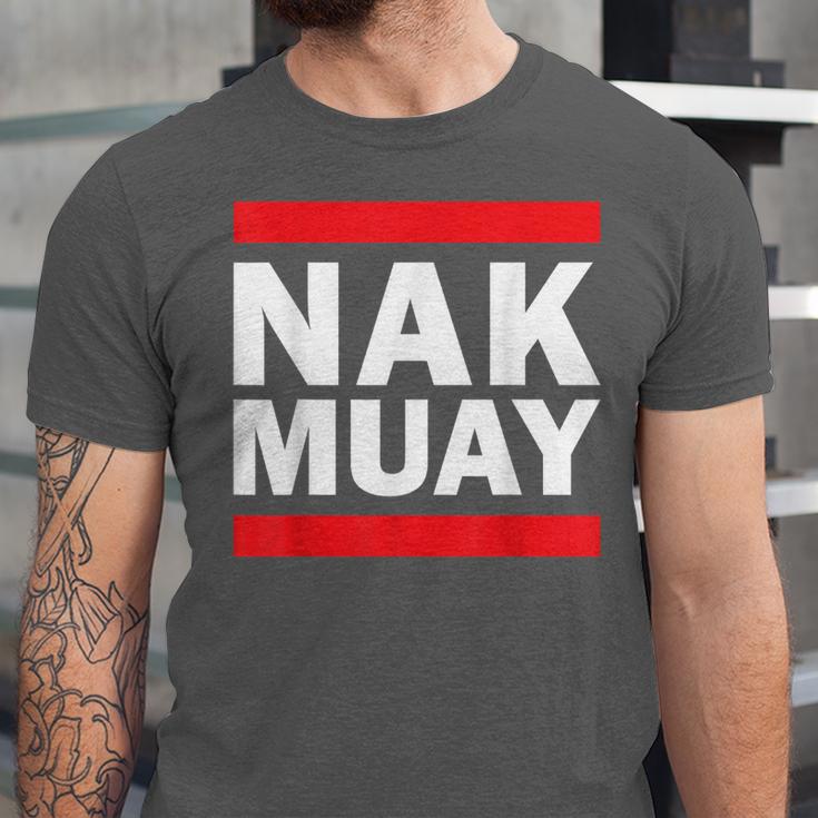 Nak Muay Thai Kickboxing MMA Unisex Jersey T-Shirt