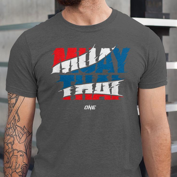 Official ONE Muay Thai Flag Unisex Jersey T-Shirt Official ONE Muay Thai Flag Unisex Jersey T-Shirt
