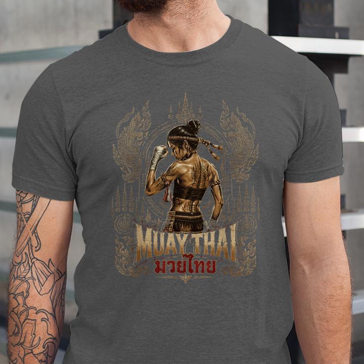 Vintage Muay Thai Chaiya Thai Boxing Fighter Style Unisex Jersey T-Shirt