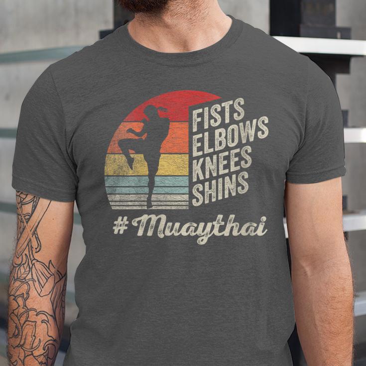 Women's Muay Thai Martial Arts Fighter Retro Vintage Sunset Graphic Unisex Jersey T-Shirt Women's Muay Thai Martial Arts Fighter Retro Vintage Sunset Graphic Unisex Jersey T-Shirt