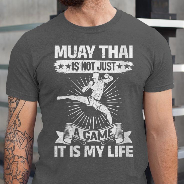 Women's Muay Thai Muay Thai Is Not Just a Game It Is My Life Unisex Jersey T-Shirt