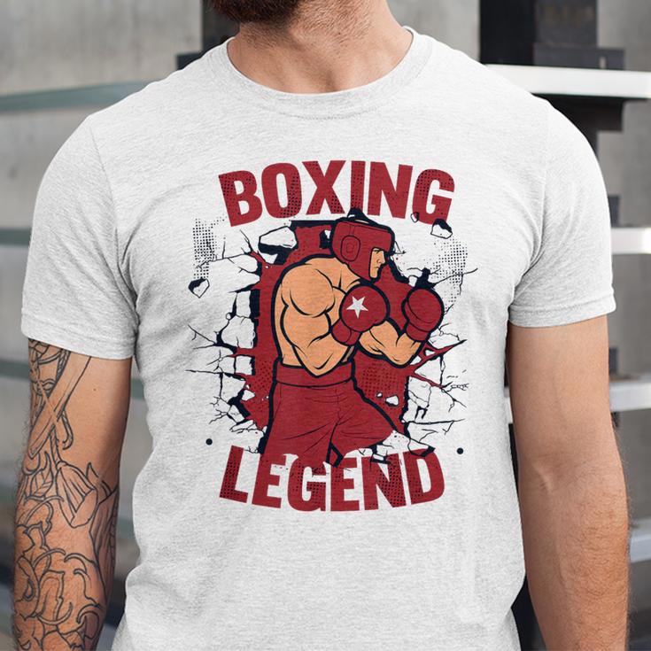 Boxing Legend Professional Boxer Muay Thai Boxing Unisex Jersey T-Shirt