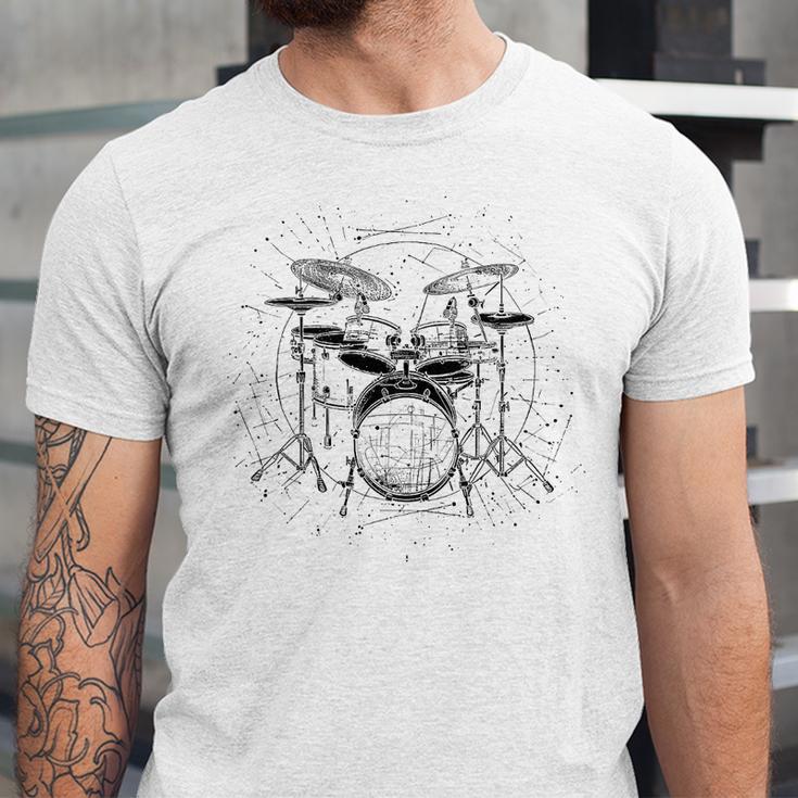 Drum Kit Premium Tri-Blend Unisex Jersey T-Shirt