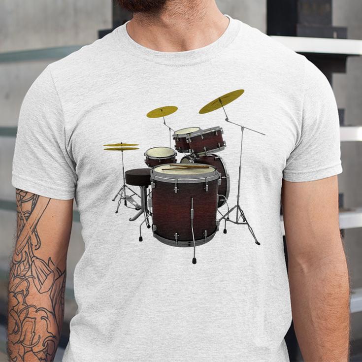 Drummer Drum Kit Premium Tri-Blend Unisex Jersey T-Shirt Drummer Drum Kit Premium Tri-Blend Unisex Jersey T-Shirt