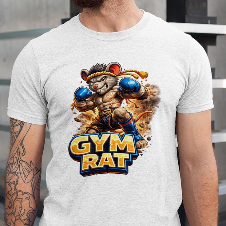 Gym Rat Kickboxing Nak Muay Thai Boxing Fighter Unisex Jersey T-Shirt Gym Rat Kickboxing Nak Muay Thai Boxing Fighter Unisex Jersey T-Shirt