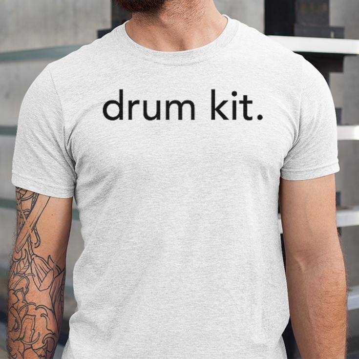 Minimalistic Drum Kit Minimal Raglan Baseball Tee Unisex Jersey T-Shirt
