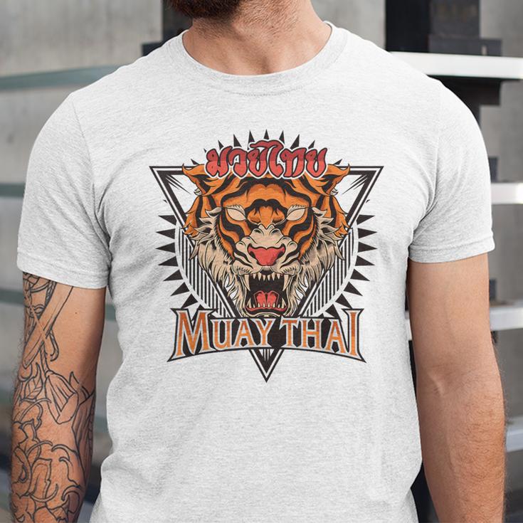 Tigar Muay Thai MMA Vintage Kickboxing Training Unisex Jersey T-Shirt Tigar Muay Thai MMA Vintage Kickboxing Training Unisex Jersey T-Shirt