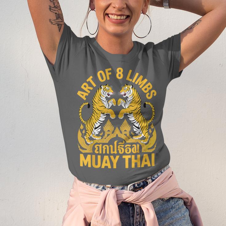 Cute Muay Thai Art For Men Women Kids Muay Thai Lovers Unisex Jersey T-Shirt