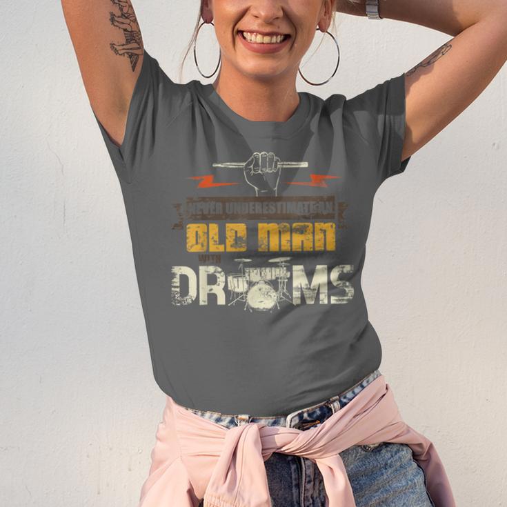 Drummer Drummer Pensioner Drum Kit Unisex Jersey T-Shirt Drummer Drummer Pensioner Drum Kit Unisex Jersey T-Shirt