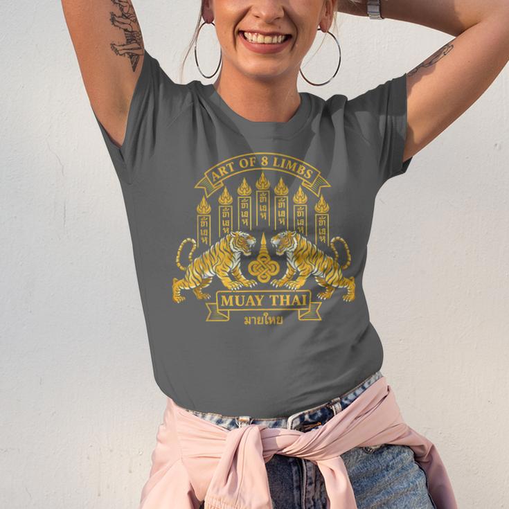 Muay Thai Art Of 8 Limbs Tiger Martial Arts Unisex Jersey T-Shirt