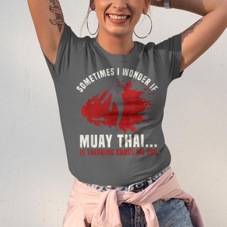 Muay Thai Boxing Teacher Kickboxing Martial Arts Instructor Unisex Jersey T-Shirt