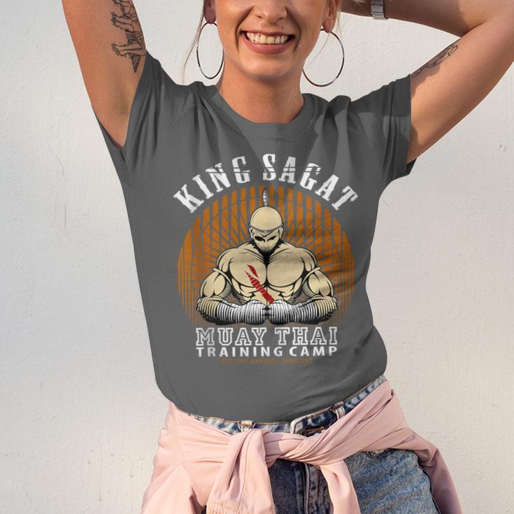 Muay Thai Boxing Training Gym Sagat Training Camp Unisex Jersey T-Shirt