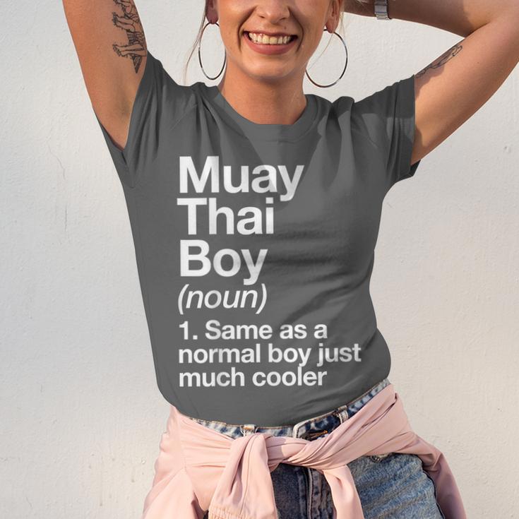 Muay Thai Boy Definition Martial Arts Sports Unisex Jersey T-Shirt