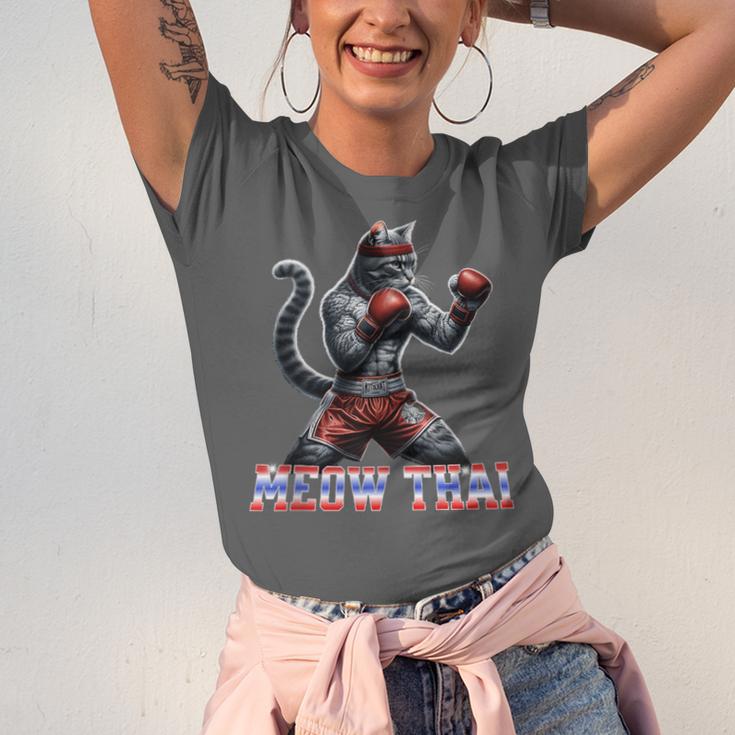 Muay Thai Cat Meow Thai Boxing Unisex Jersey T-Shirt Muay Thai Cat Meow Thai Boxing Unisex Jersey T-Shirt