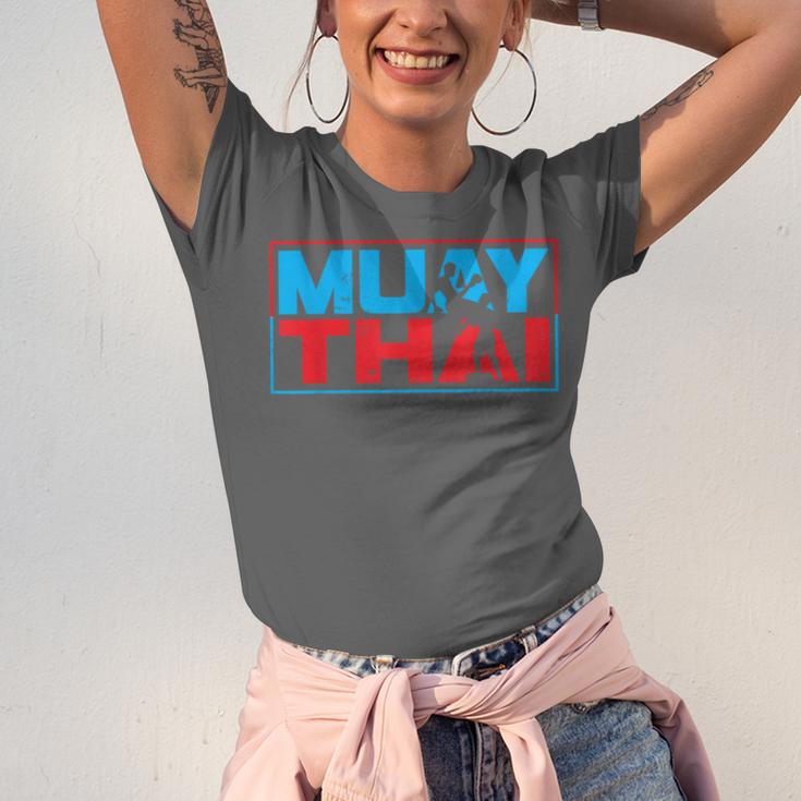 Muay Thai Fighter Boxing Martial Arts Hobby Unisex Jersey T-Shirt
