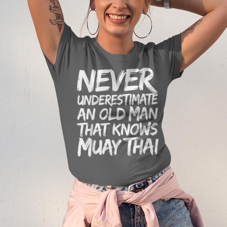 Muay Thai For Men Boys Dad Mixed Martial Arts Unisex Jersey T-Shirt