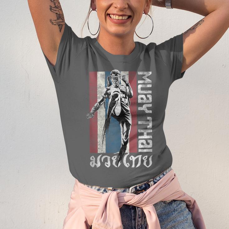 Muay Thai Shirt Thailand Flag Martial Arts Shirt Unisex Jersey T-Shirt