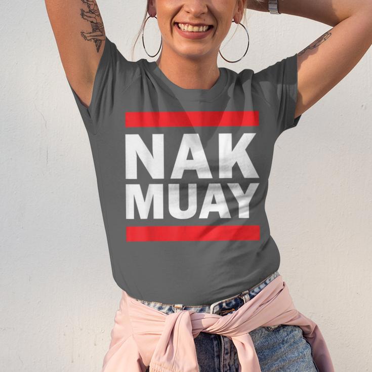 Nak Muay Thai Kickboxing MMA Unisex Jersey T-Shirt