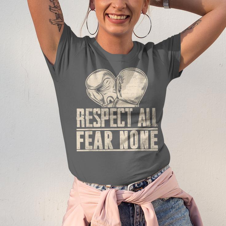 Respect All Fear None Muay Thai Unisex Jersey T-Shirt Respect All Fear None Muay Thai Unisex Jersey T-Shirt