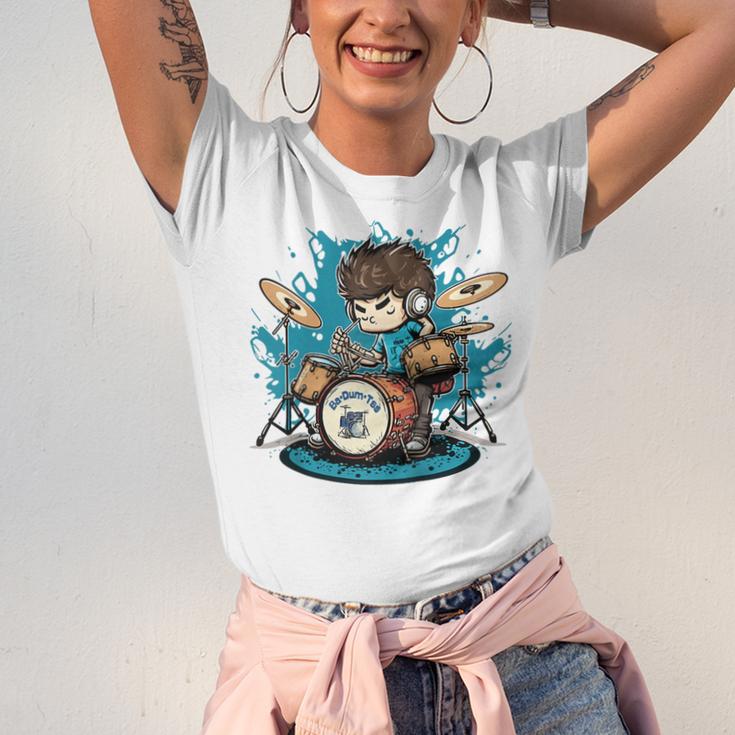 Drum Set Drumming Drummers Drum Kits Music Raglan Baseball Tee Unisex Jersey T-Shirt Drum Set Drumming Drummers Drum Kits Music Raglan Baseball Tee Unisex Jersey T-Shirt