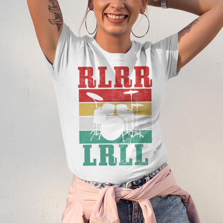 Drummer RLRR LRLL Vintage Drum Kit Sweatshirt Unisex Jersey T-Shirt Drummer RLRR LRLL Vintage Drum Kit Sweatshirt Unisex Jersey T-Shirt