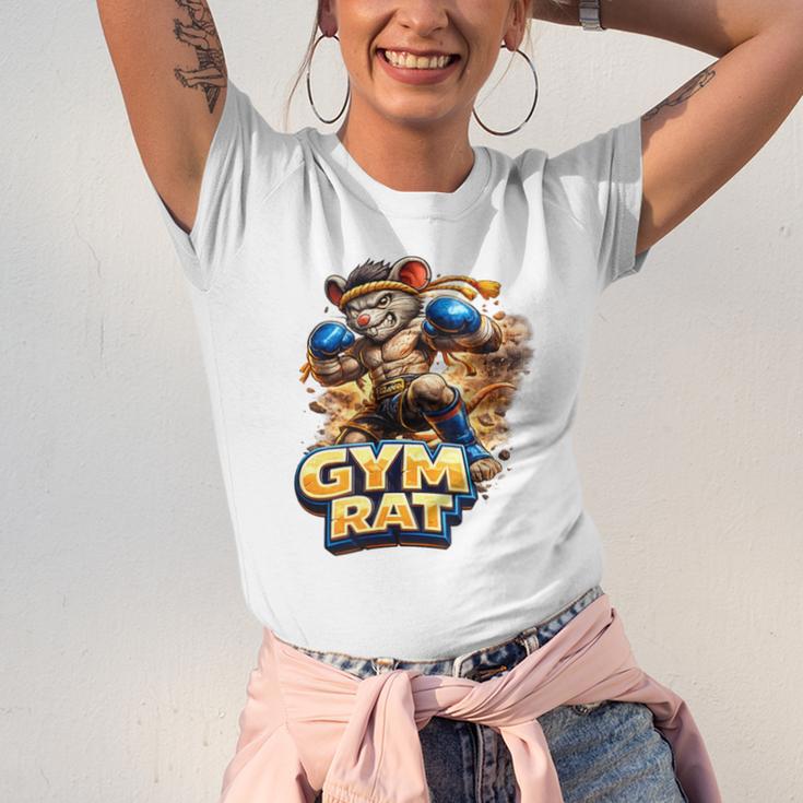 Gym Rat Kickboxing Nak Muay Thai Boxing Fighter Unisex Jersey T-Shirt Gym Rat Kickboxing Nak Muay Thai Boxing Fighter Unisex Jersey T-Shirt