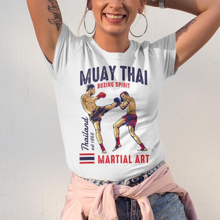 Muay Thai Boxing Spirit Martial Art Unisex Jersey T-Shirt