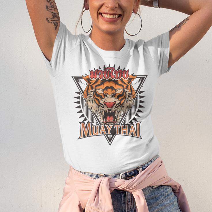 Tigar Muay Thai MMA Vintage Kickboxing Training Unisex Jersey T-Shirt Tigar Muay Thai MMA Vintage Kickboxing Training Unisex Jersey T-Shirt