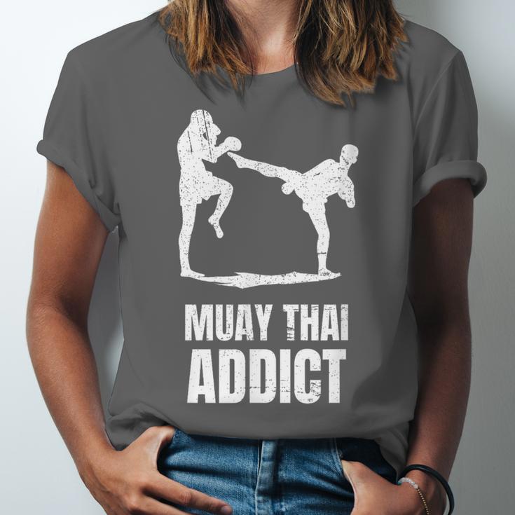 Addicted To Muay Thai Graphic Shirt Unisex Jersey T-Shirt Addicted To Muay Thai Graphic Shirt Unisex Jersey T-Shirt