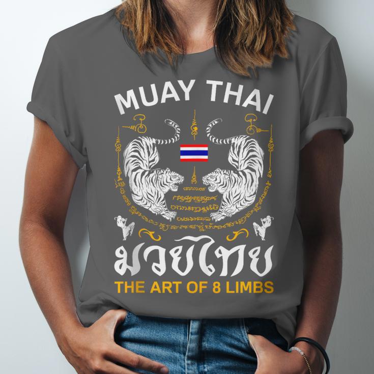 The Art Of 8 Limbs Sak Yant Tiger Muay Thai Unisex Jersey T-Shirt The Art Of 8 Limbs Sak Yant Tiger Muay Thai Unisex Jersey T-Shirt