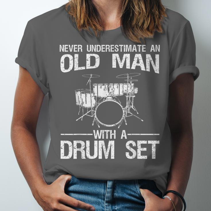Cool Drummer Art Men Dad Drum Set Player Drum Kit Musician Unisex Jersey T-Shirt Cool Drummer Art Men Dad Drum Set Player Drum Kit Musician Unisex Jersey T-Shirt