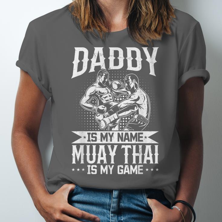 Daddy Is My Name Muay Thai Is My Game Muay Thai Dad Unisex Jersey T-Shirt Daddy Is My Name Muay Thai Is My Game Muay Thai Dad Unisex Jersey T-Shirt