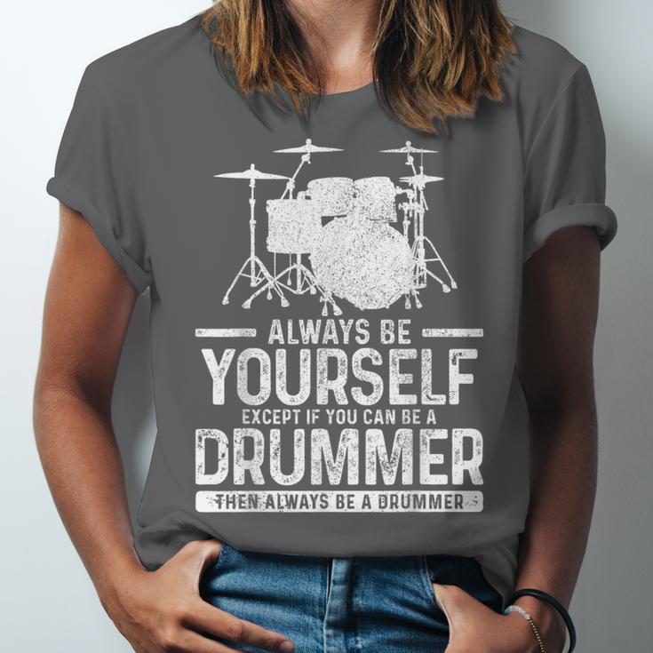 Drummer Drum Kit Saying Drummer Unisex Jersey T-Shirt Drummer Drum Kit Saying Drummer Unisex Jersey T-Shirt
