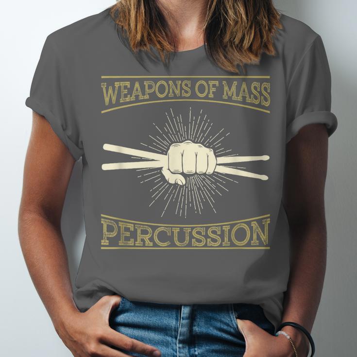 Drummer Music Drum Kit Unisex Jersey T-Shirt