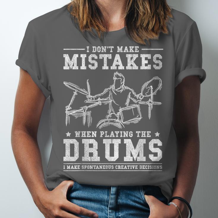Drummer Music Drum Kit Unisex Jersey T-Shirt Drummer Music Drum Kit Unisex Jersey T-Shirt