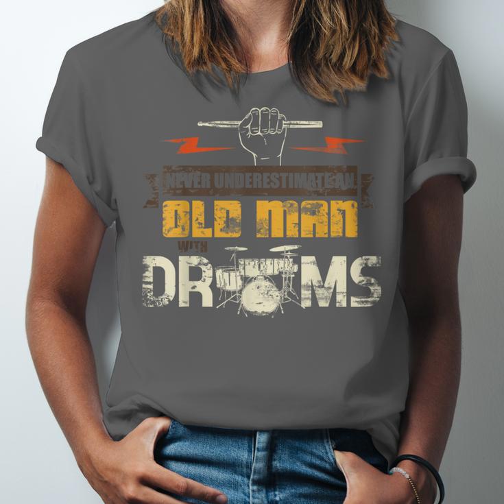 Drummer Drummer Pensioner Drum Kit Unisex Jersey T-Shirt Drummer Drummer Pensioner Drum Kit Unisex Jersey T-Shirt