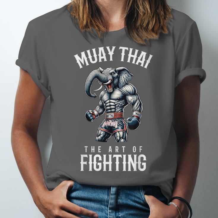 Elephant Muay Thai Kickboxing And Elephant Thai Boxing Unisex Jersey T-Shirt Elephant Muay Thai Kickboxing And Elephant Thai Boxing Unisex Jersey T-Shirt