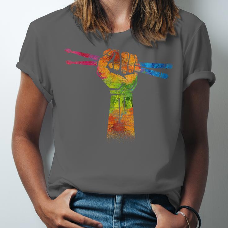 Faust Drumsticks Drummer Drummer Drum Kit Unisex Jersey T-Shirt