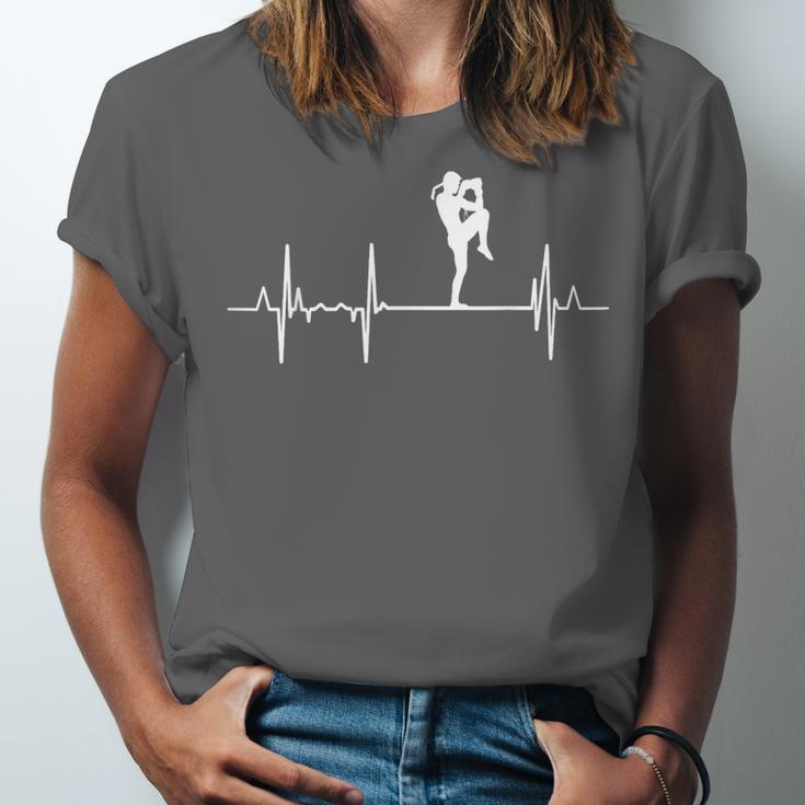 My Heart Beats For Muay Thai Martial Artist Unisex Jersey T-Shirt
