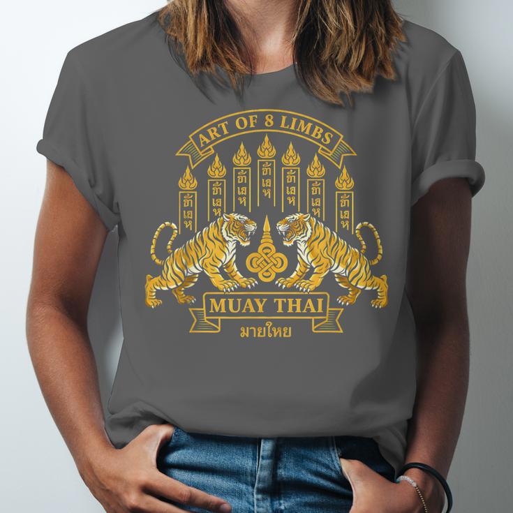 Muay Thai Art Of 8 Limbs Tiger Martial Arts Unisex Jersey T-Shirt