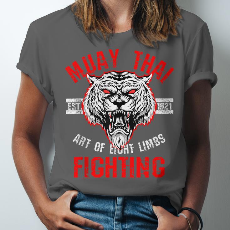 Muay Thai Art Of Eight Limbs Sak Yant Thai Boxing MMA Arts Unisex Jersey T-Shirt