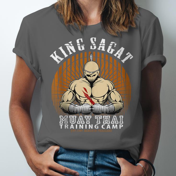 Muay Thai Boxing Training Gym Sagat Training Camp Unisex Jersey T-Shirt