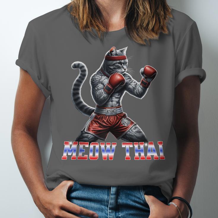 Muay Thai Cat Meow Thai Boxing Unisex Jersey T-Shirt Muay Thai Cat Meow Thai Boxing Unisex Jersey T-Shirt