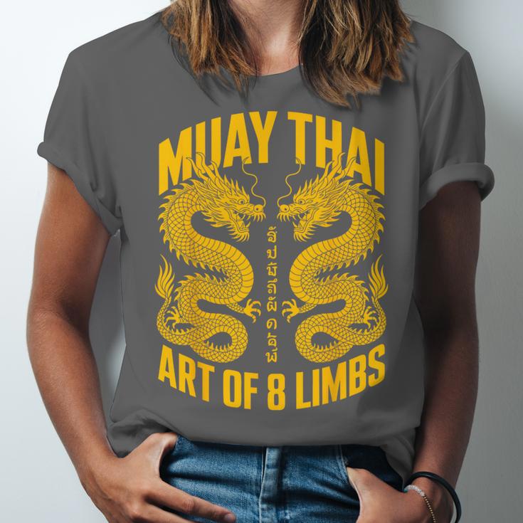 Muay Thai Dragons Thai Boxing Fighter Unisex Jersey T-Shirt Muay Thai Dragons Thai Boxing Fighter Unisex Jersey T-Shirt